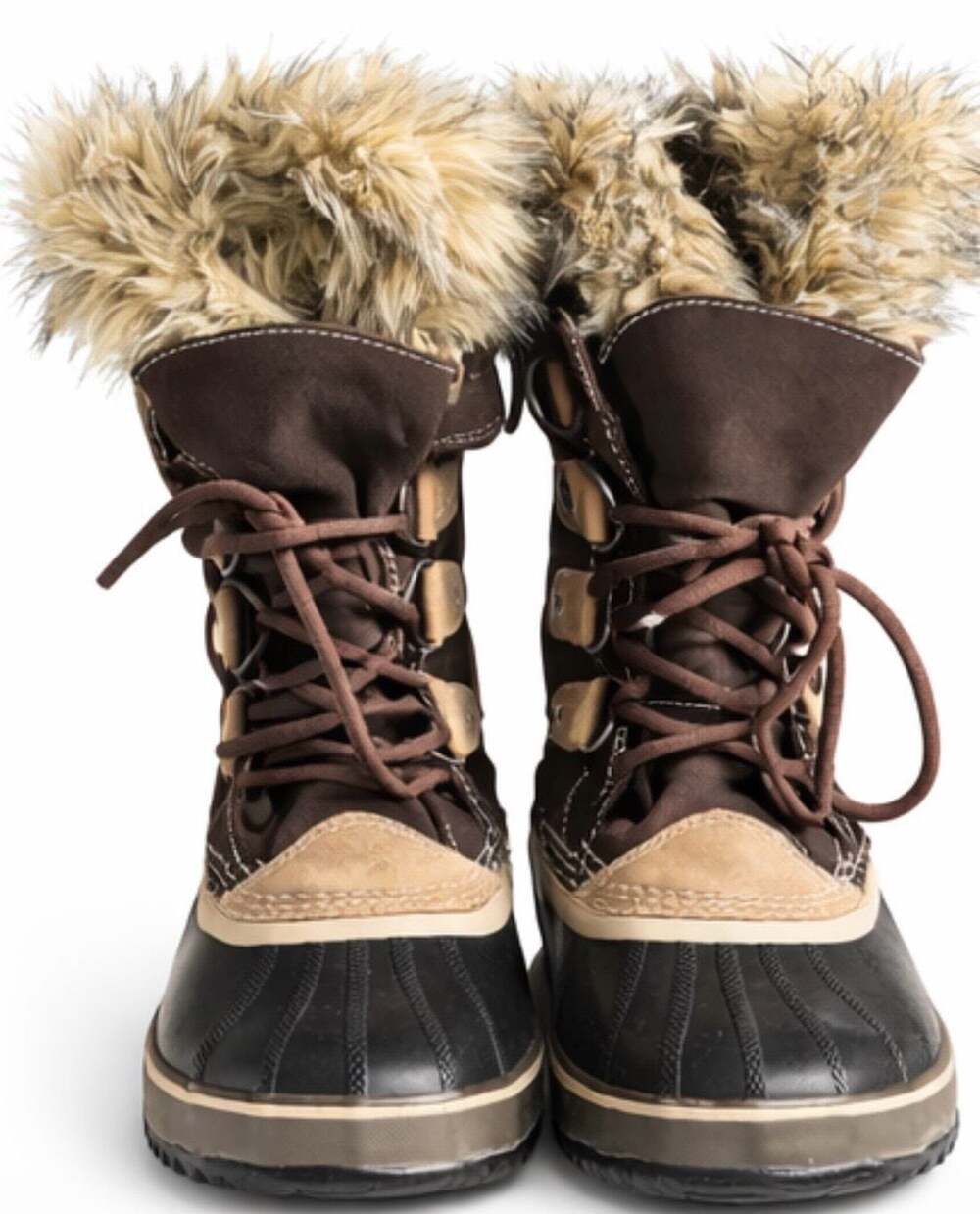 Sorel Women's Joan of Arctic Waterproof Winter Boots Hawk Brown Size 8